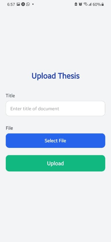 Thesis Submission Tracker screenshot 5