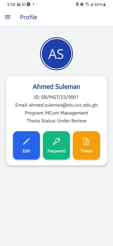 Thesis Submission Tracker screenshot 8
